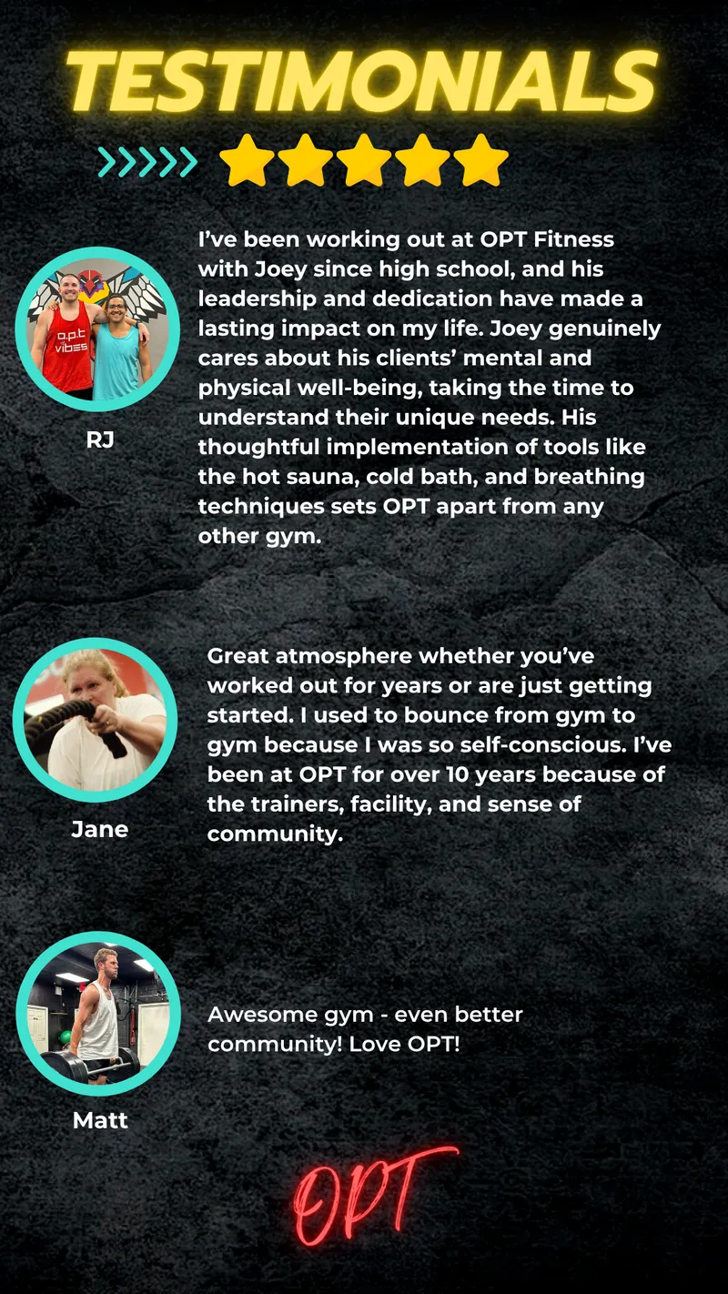 OPT Beyond Fitness group fitness