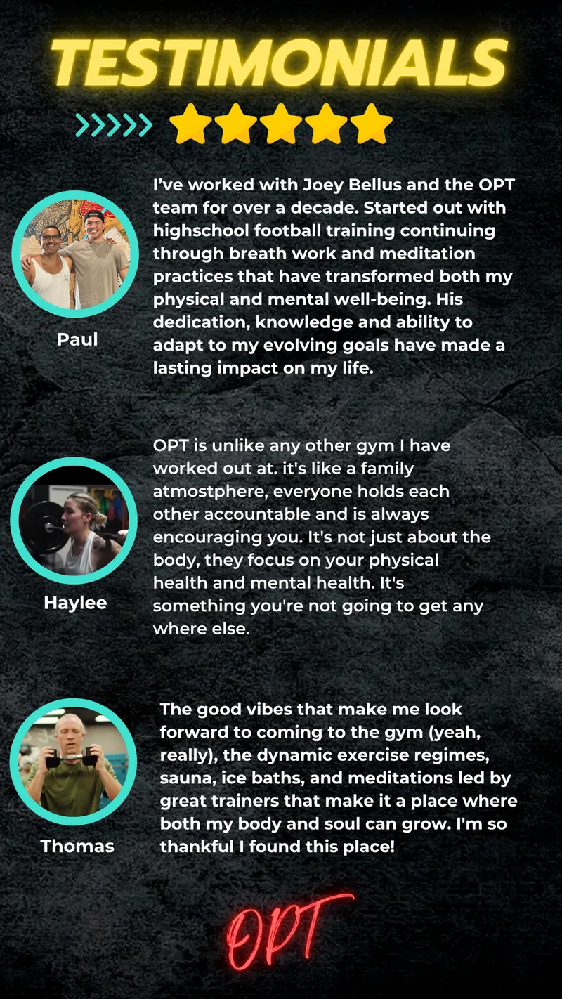 OPT Beyond Fitness group fitness