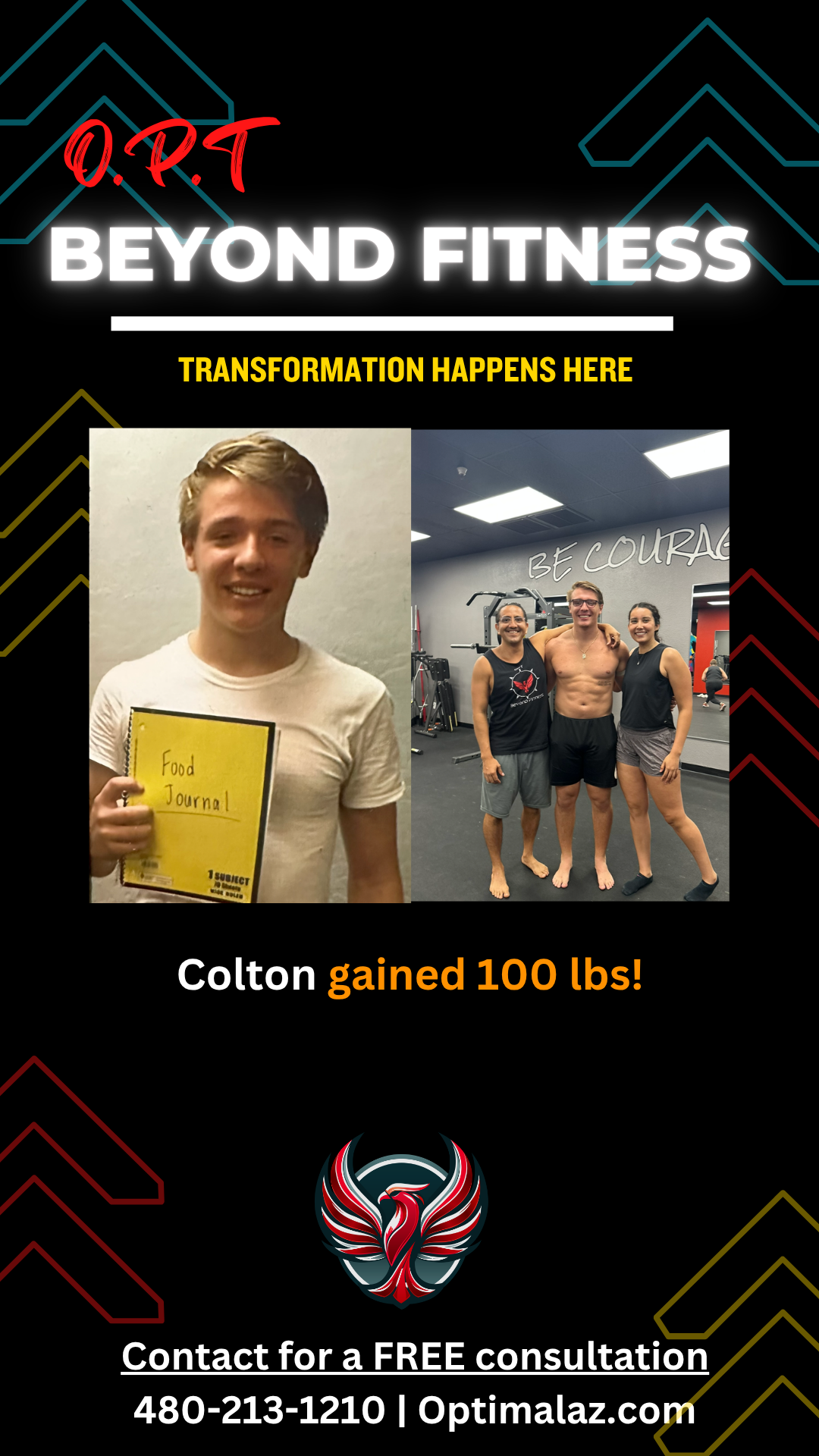 OPT Beyond Fitness member transformation