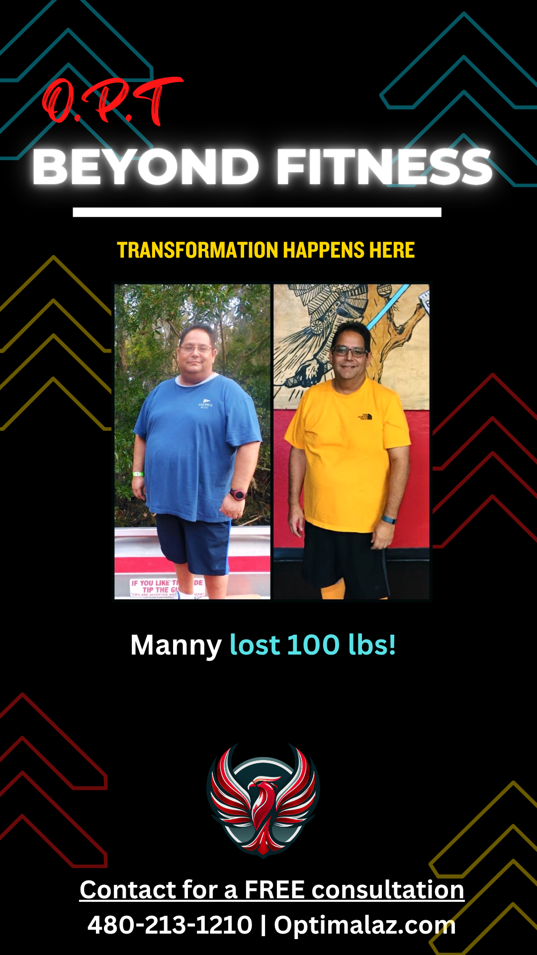 OPT Beyond Fitness member transformation