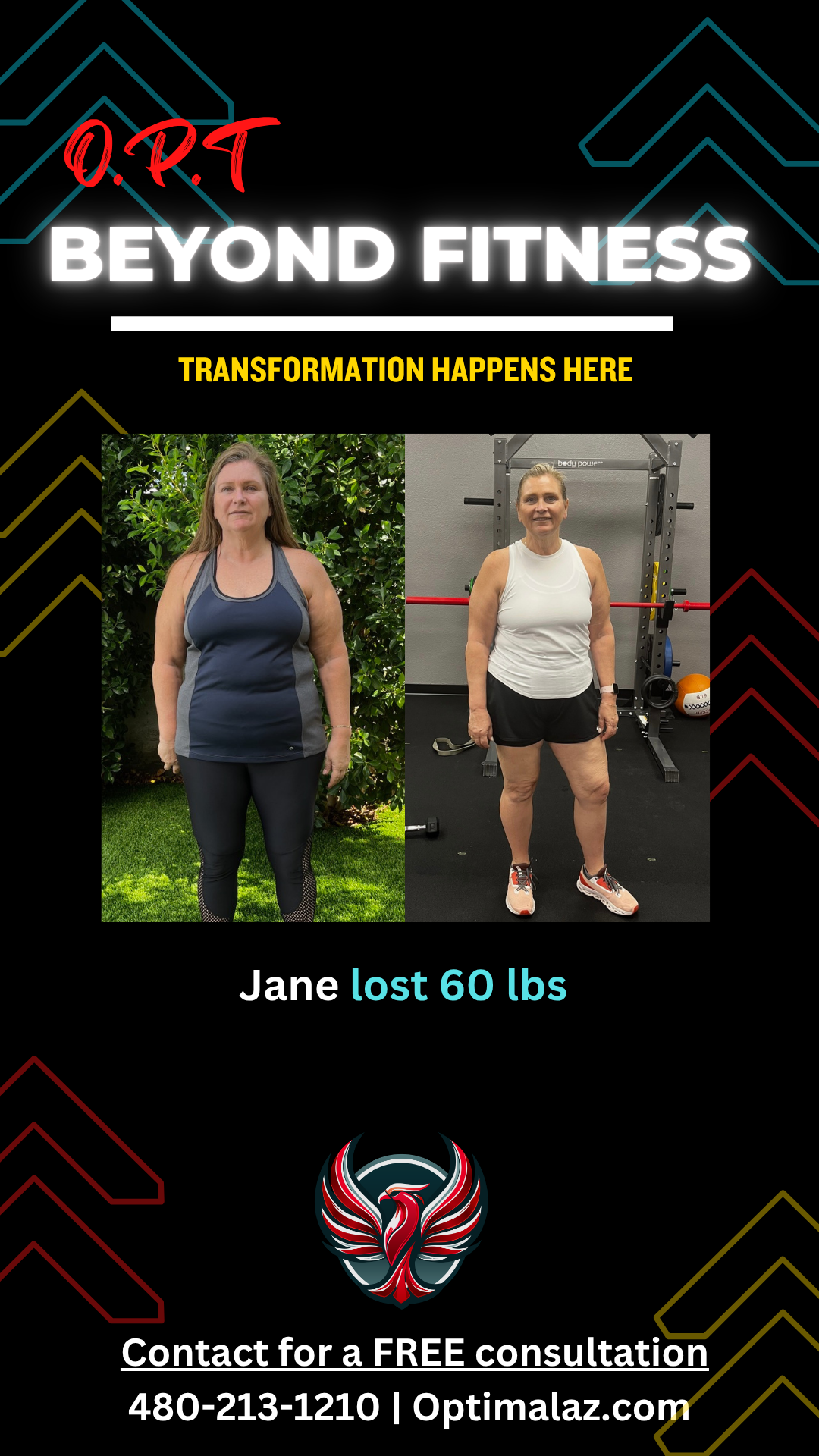 OPT Beyond Fitness member transformation