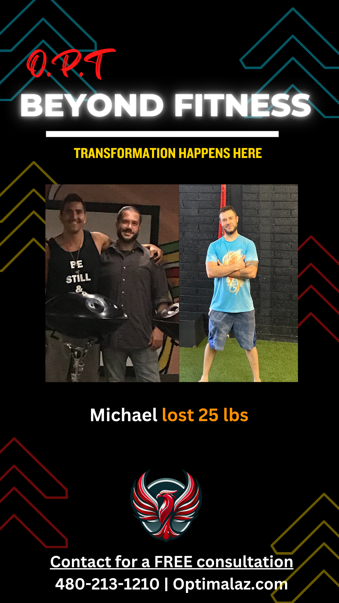 OPT Beyond Fitness member transformation